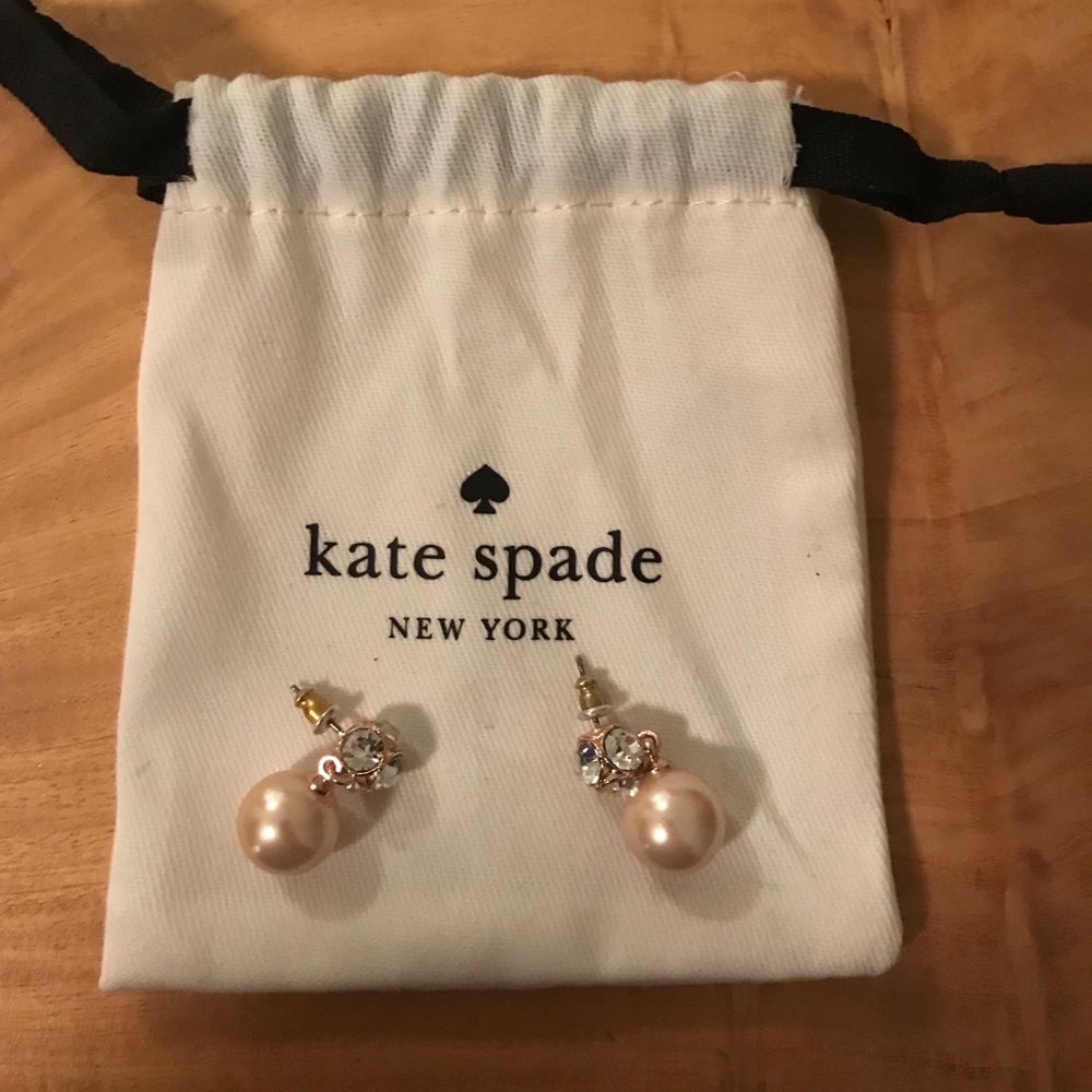 Kate Spade Lady Marmalade Drop Pearl Earrings - Picture 3 of 3